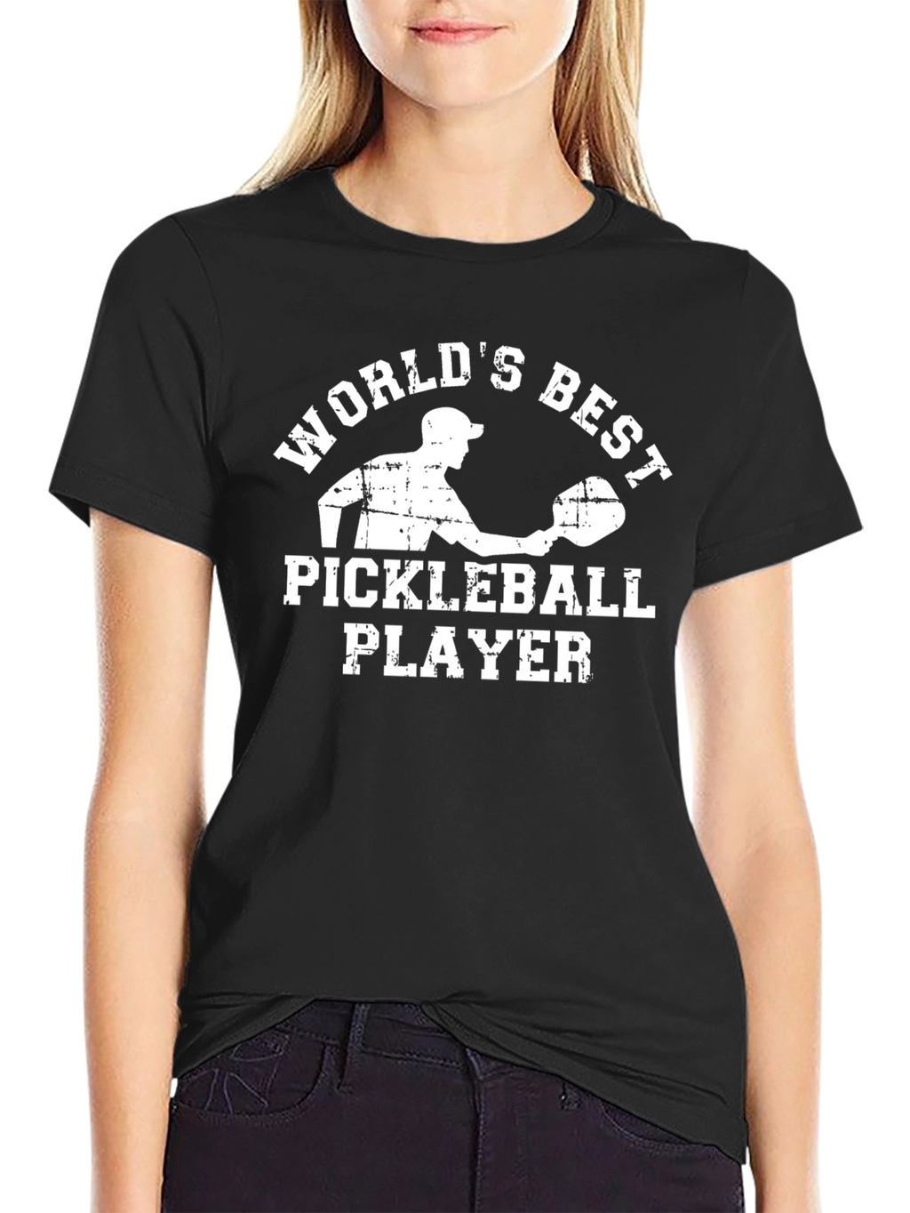 Worlds Best Pickleball Player Graphic T-Shirt