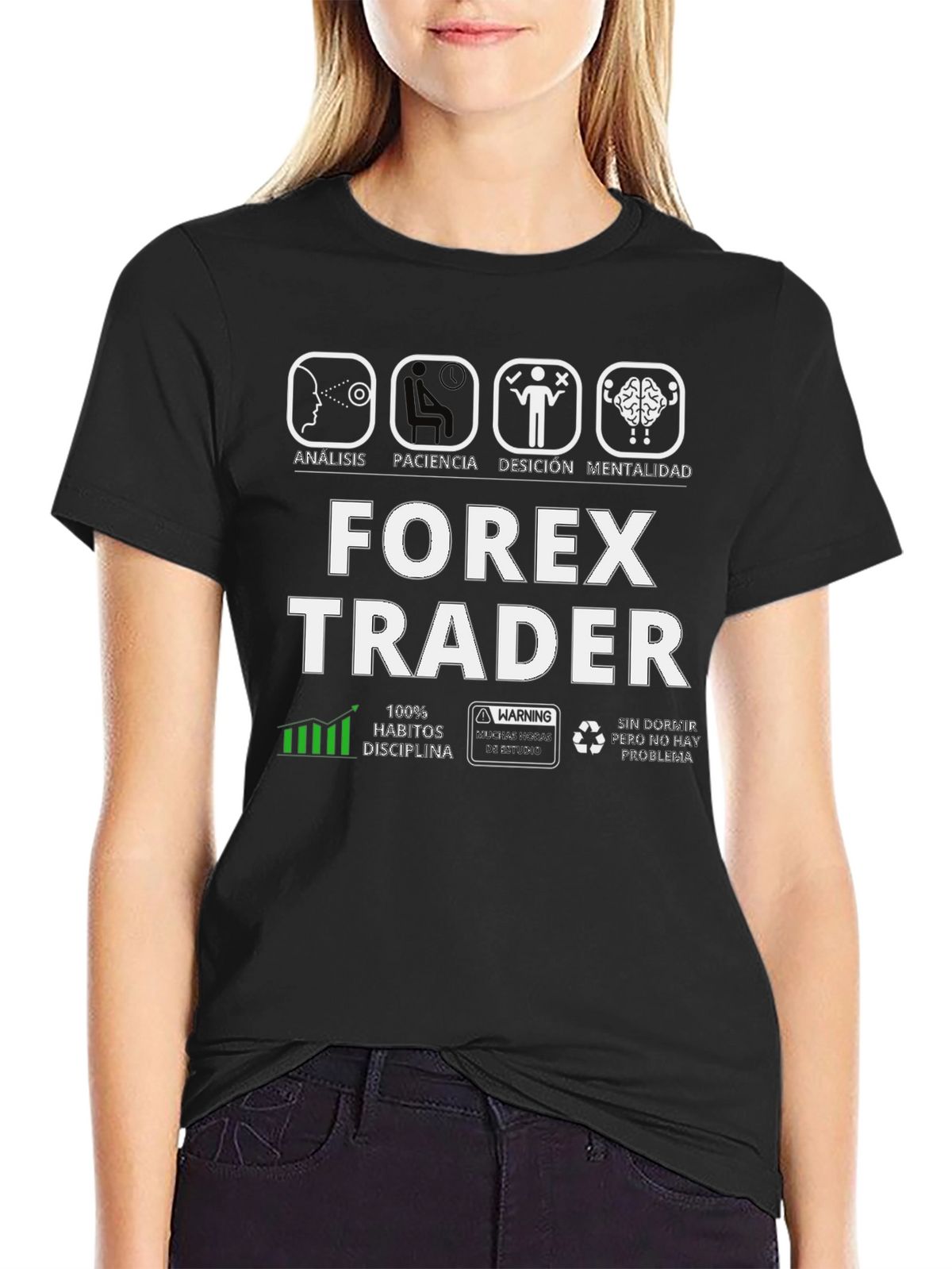 Forex Trader Graphic Tee - Analysis Patience Decision