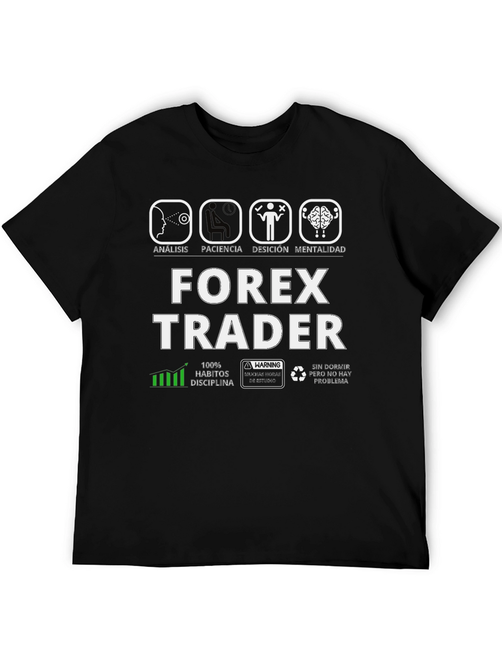 Forex Trader Graphic Tee - Analysis Patience Decision
