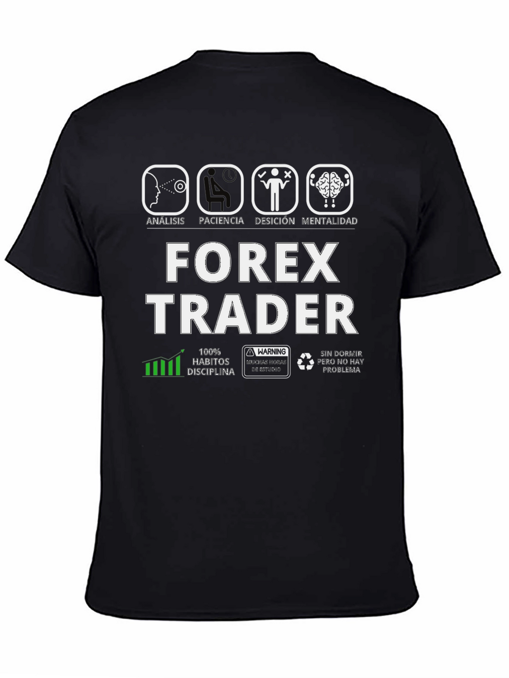 Forex Trader Graphic Tee - Analysis Patience Decision