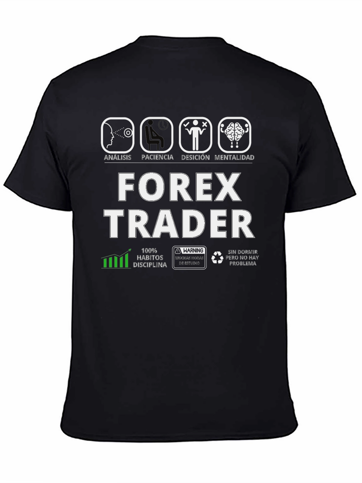 Forex Trader Graphic Tee - Analysis Patience Decision