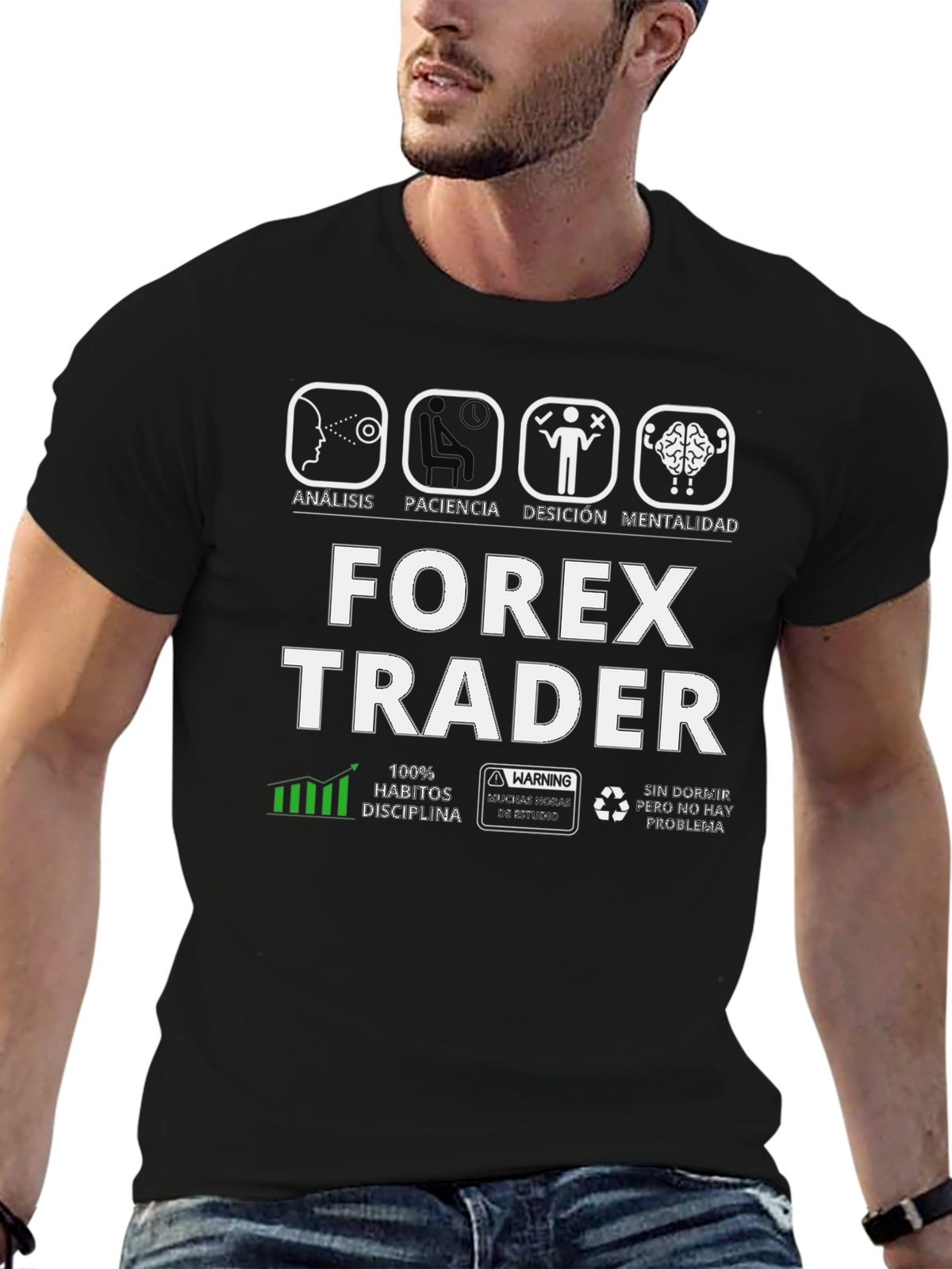Forex Trader Graphic Tee - Analysis Patience Decision