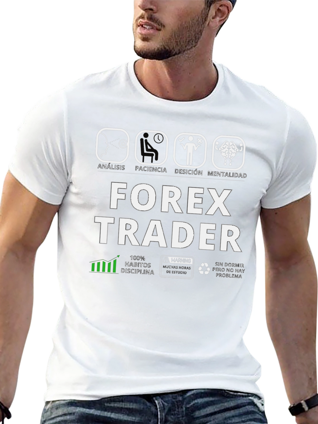 Forex Trader Graphic Tee - Analysis Patience Decision