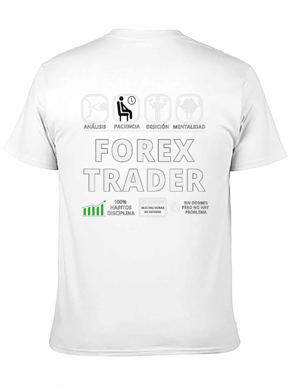 Forex Trader Graphic Tee - Analysis Patience Decision