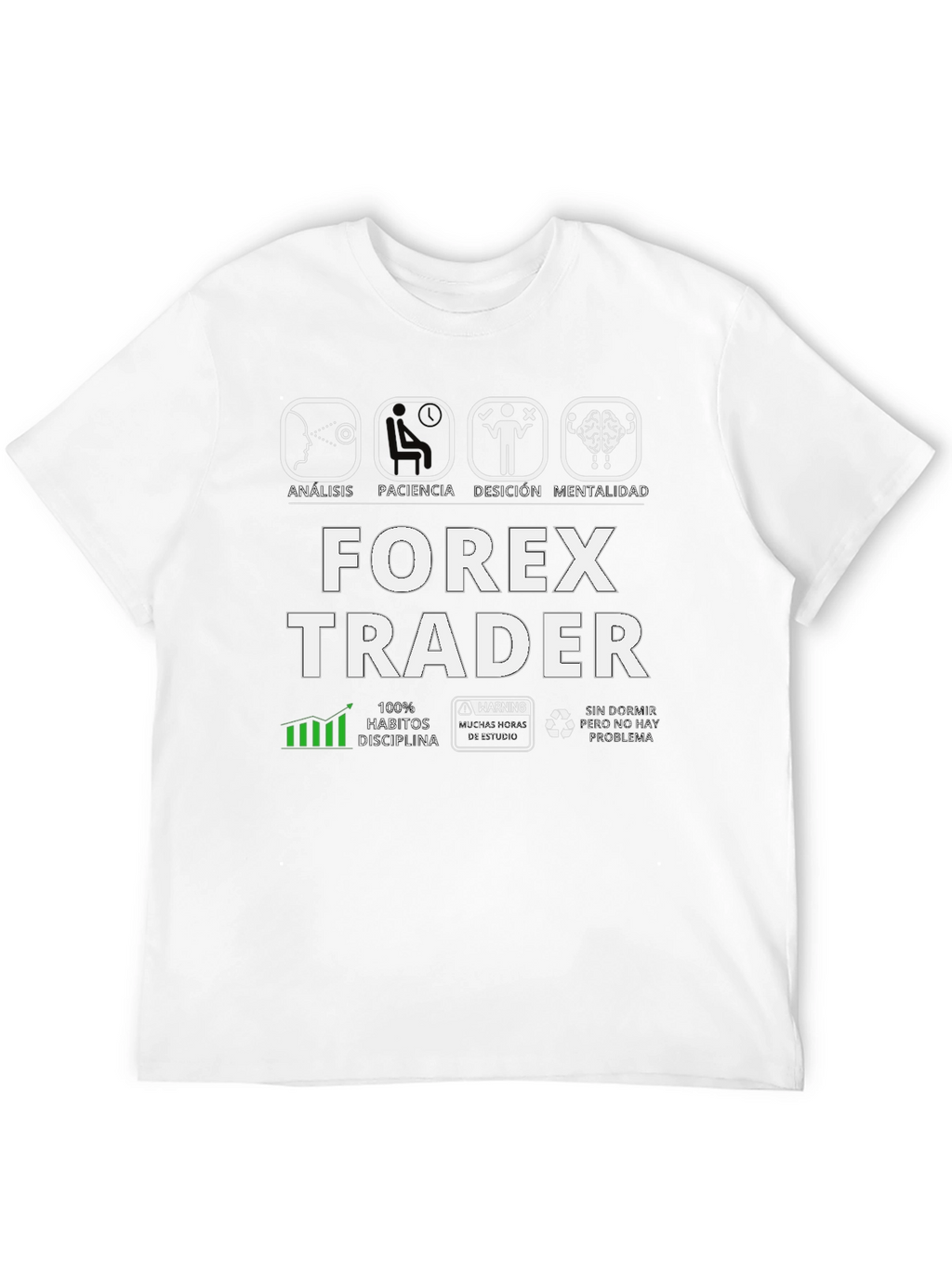 Forex Trader Graphic Tee - Analysis Patience Decision