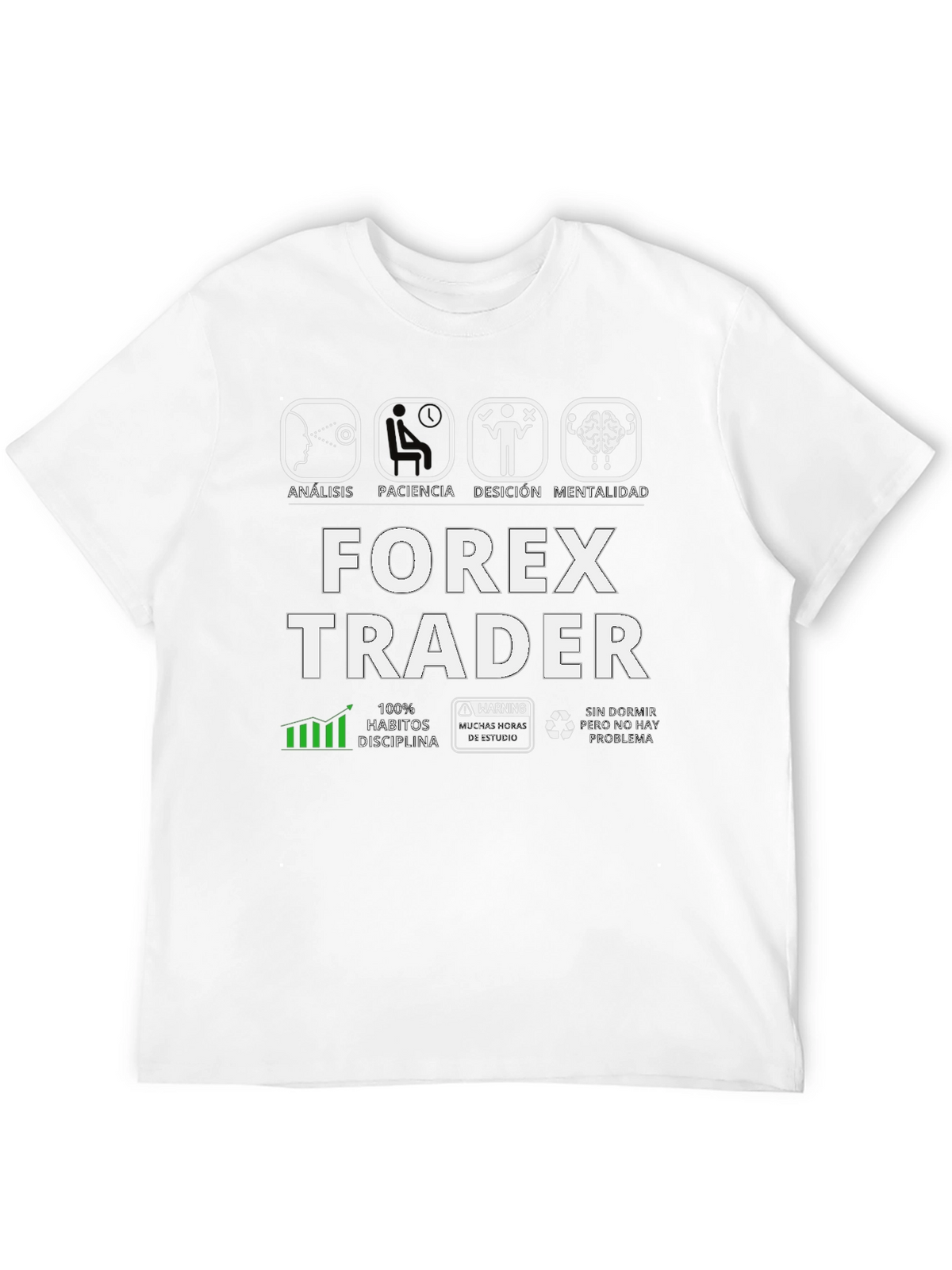 Forex Trader Graphic Tee - Analysis Patience Decision