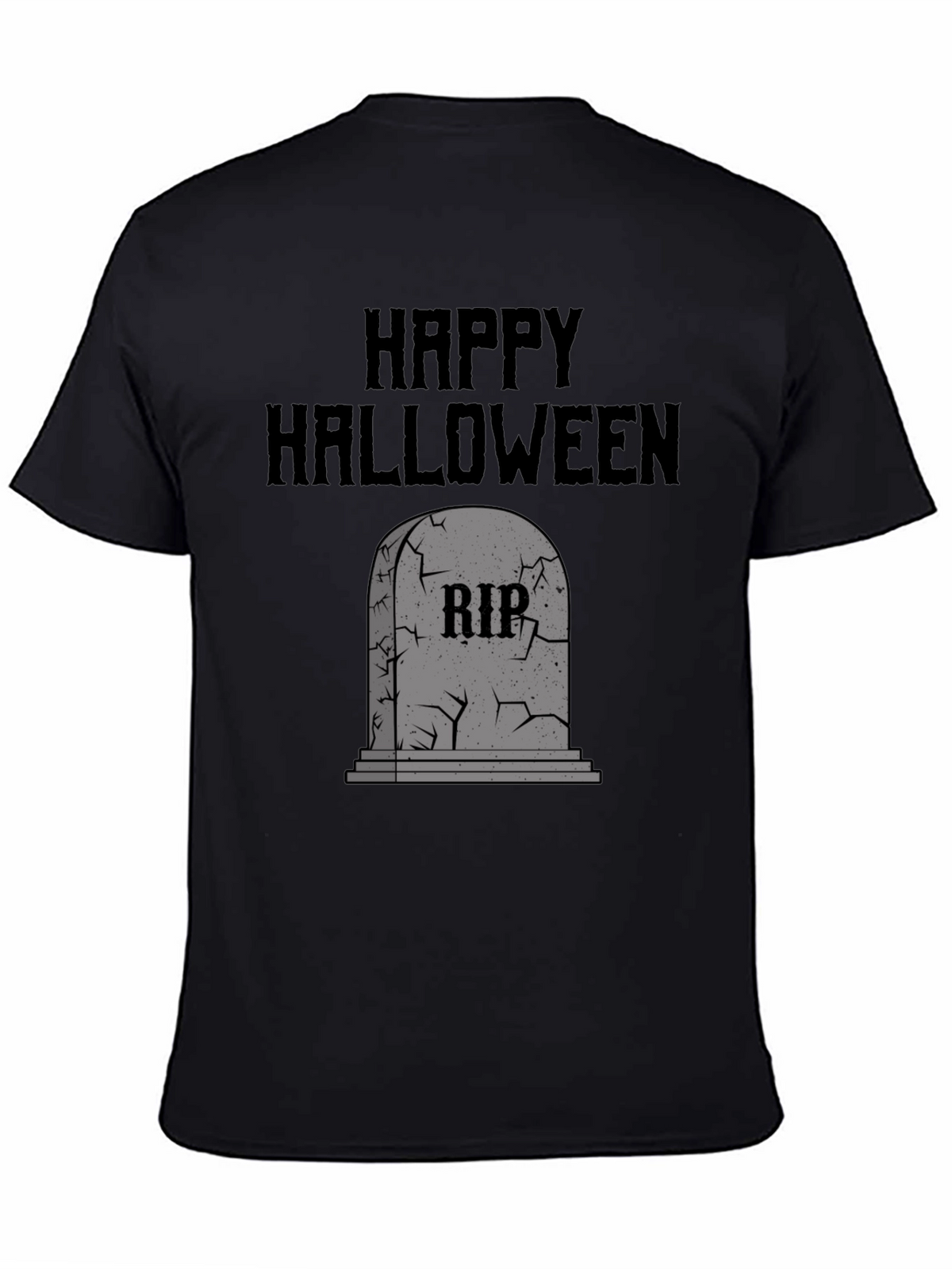 Happy Halloween RIP Tombstone Graphic Tee