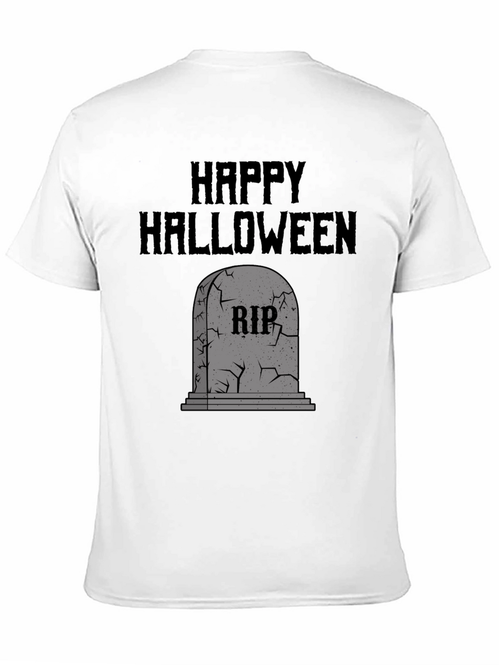 Happy Halloween RIP Tombstone Graphic Tee