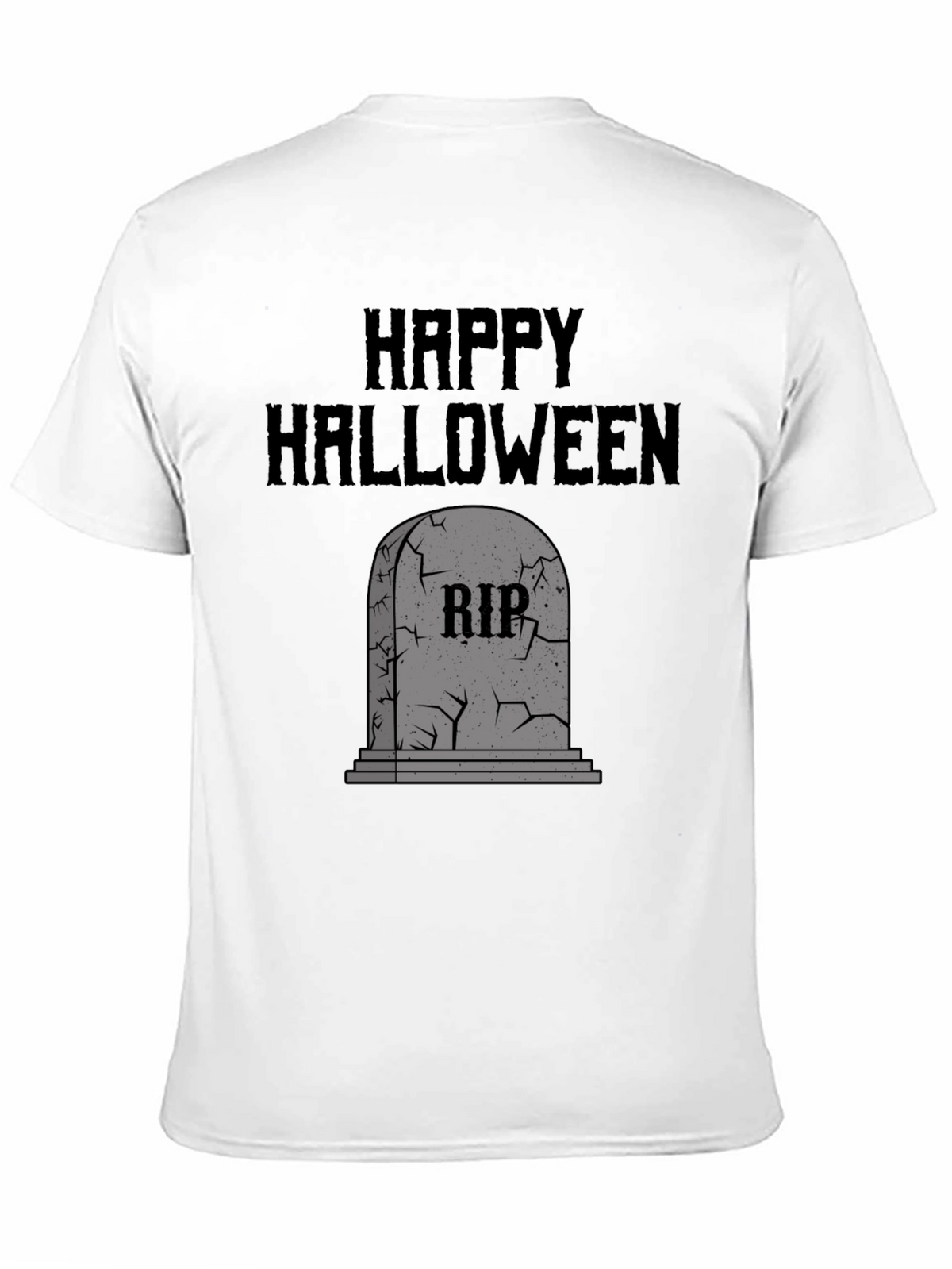 Happy Halloween RIP Tombstone Graphic Tee