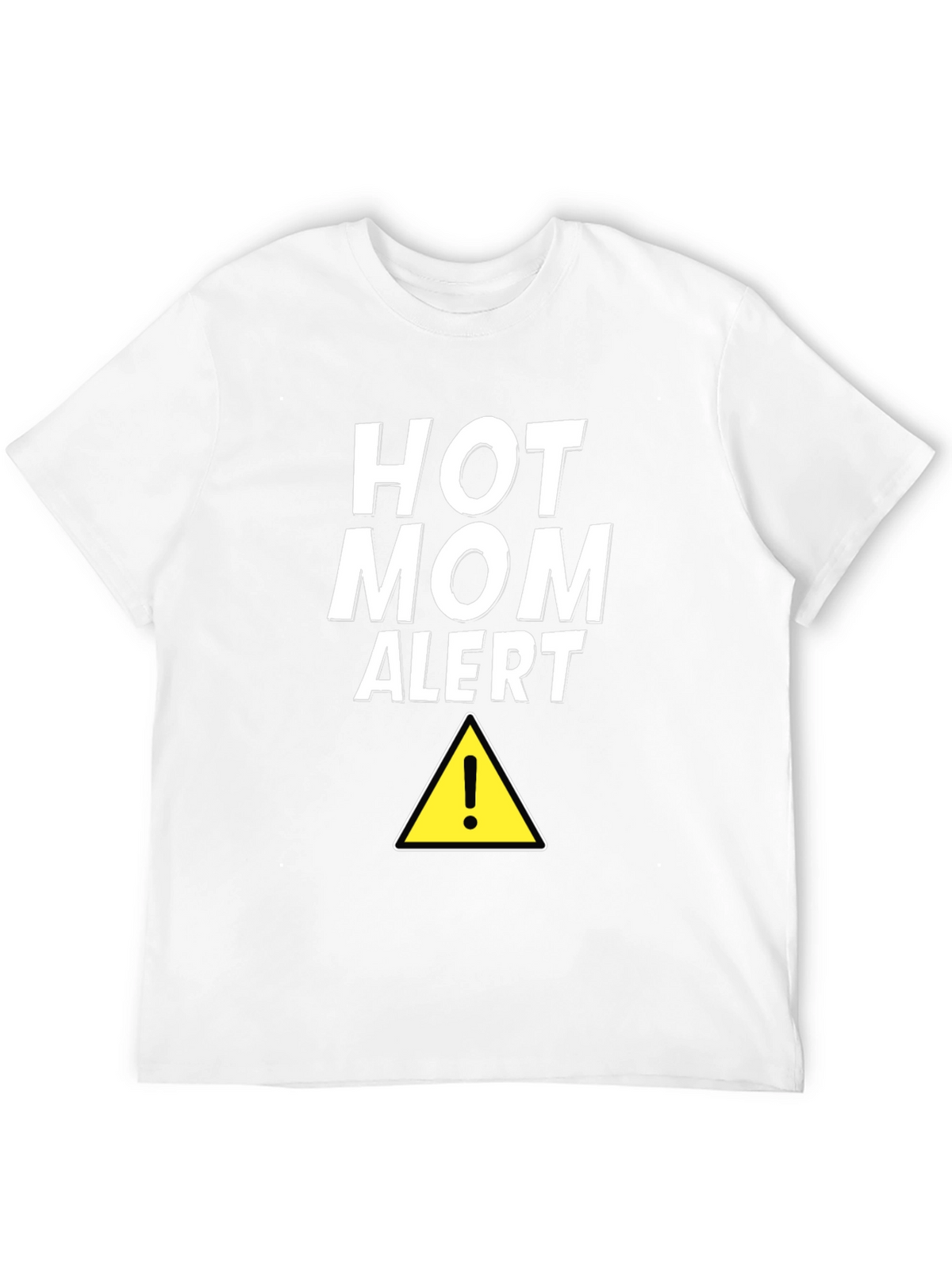 Hot Mom Alert Graphic Tee - Black