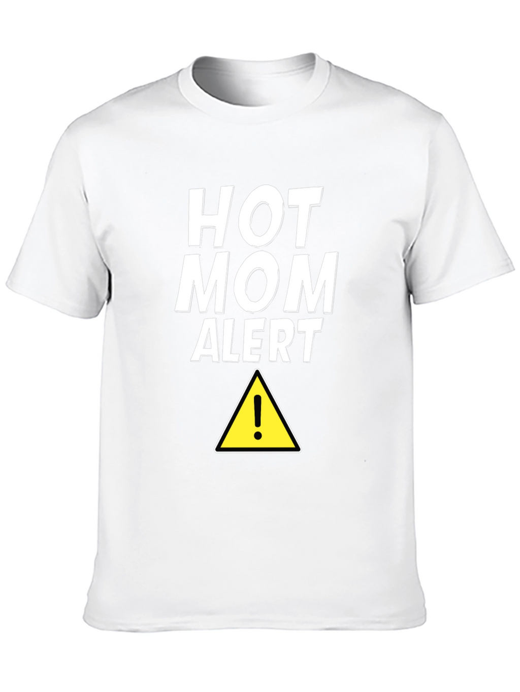 Hot Mom Alert Graphic Tee - Black