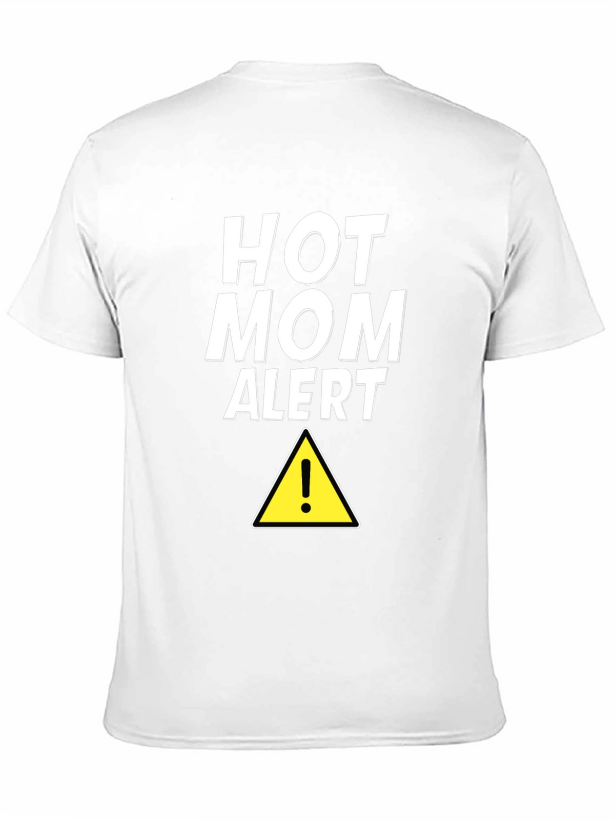 Hot Mom Alert Graphic Tee - Black