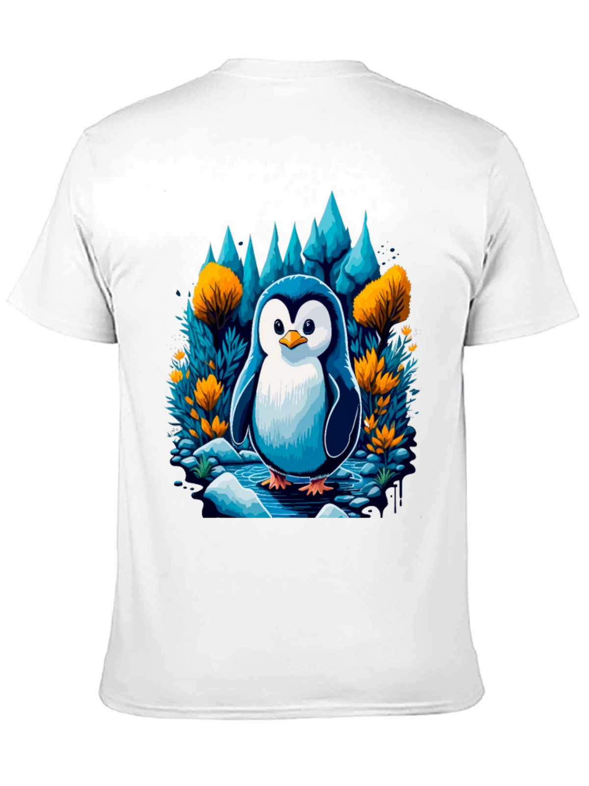 Penguin in Forest T-Shirt