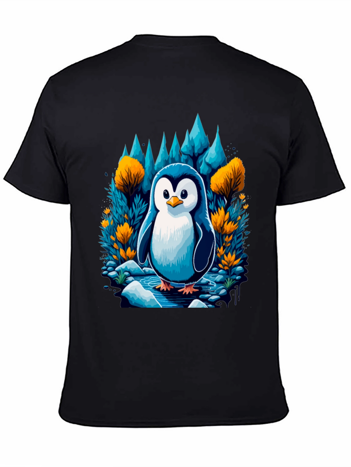 Penguin in Forest T-Shirt