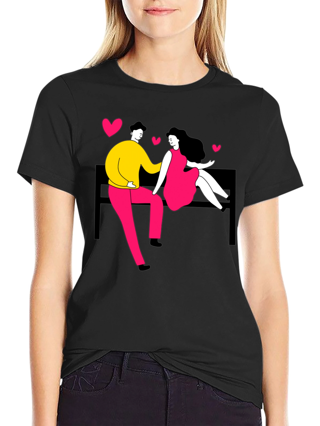 Couple in Love Graphic Tee