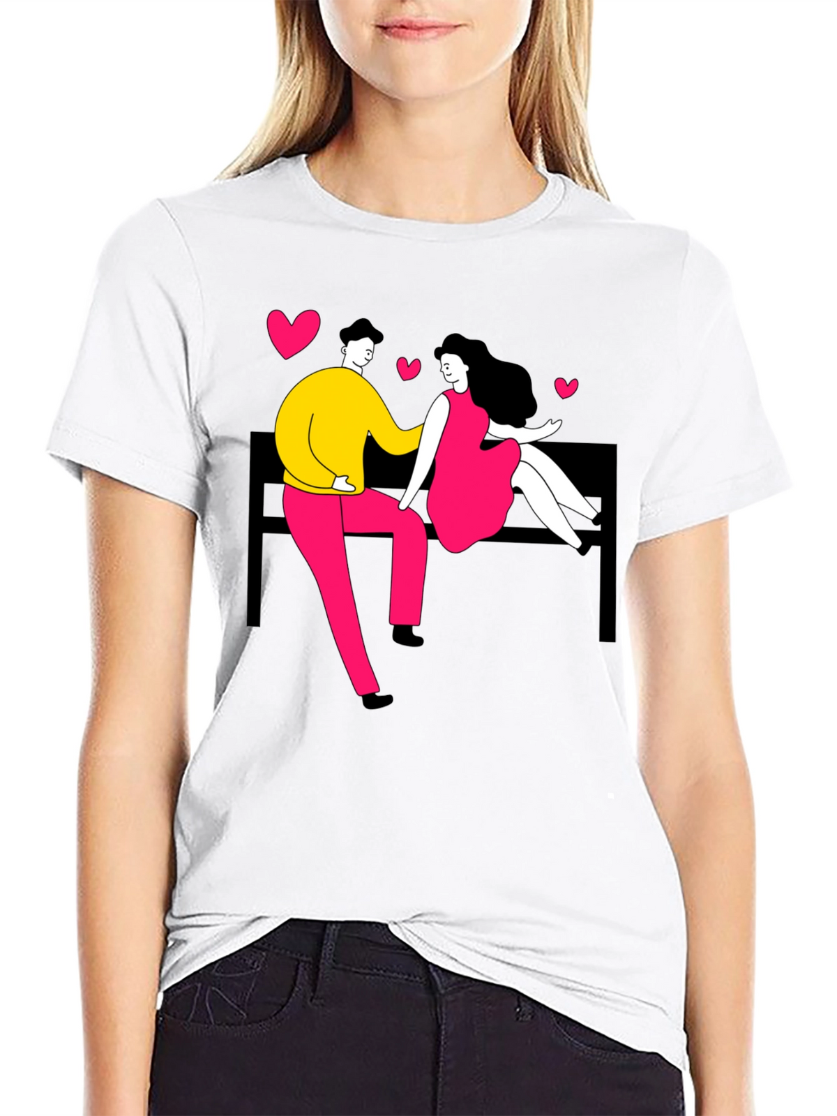Couple in Love Graphic Tee