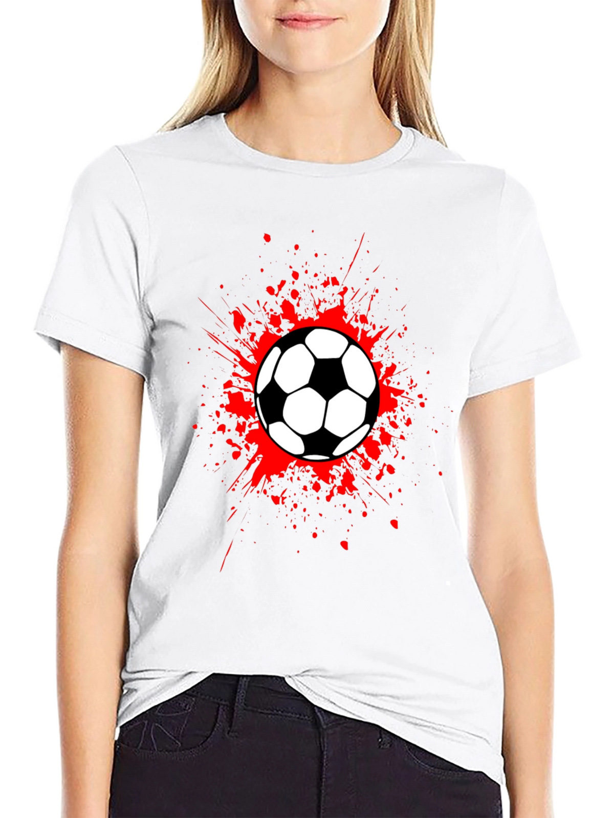 Soccer Ball Splatter T-Shirt