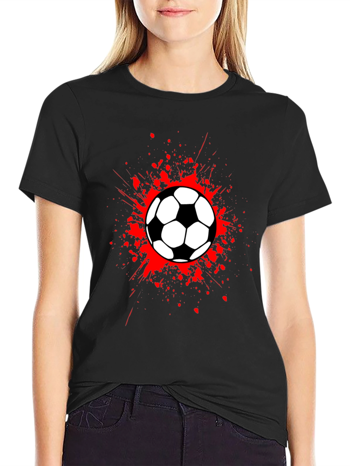 Soccer Ball Splatter T-Shirt