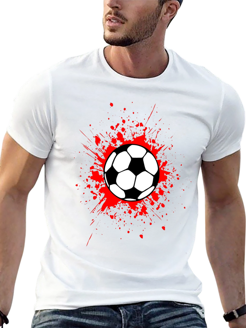 Soccer Ball Splatter T-Shirt