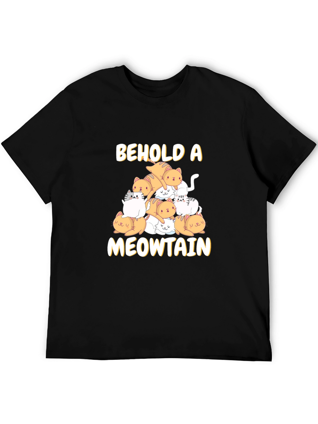 Meowtain Cat Graphic T-Shirt