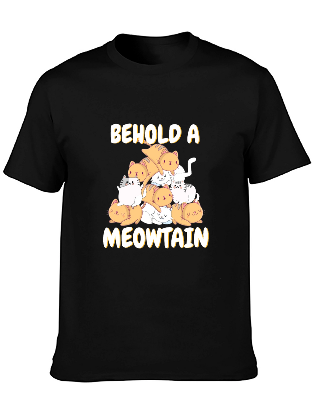Meowtain Cat Graphic T-Shirt