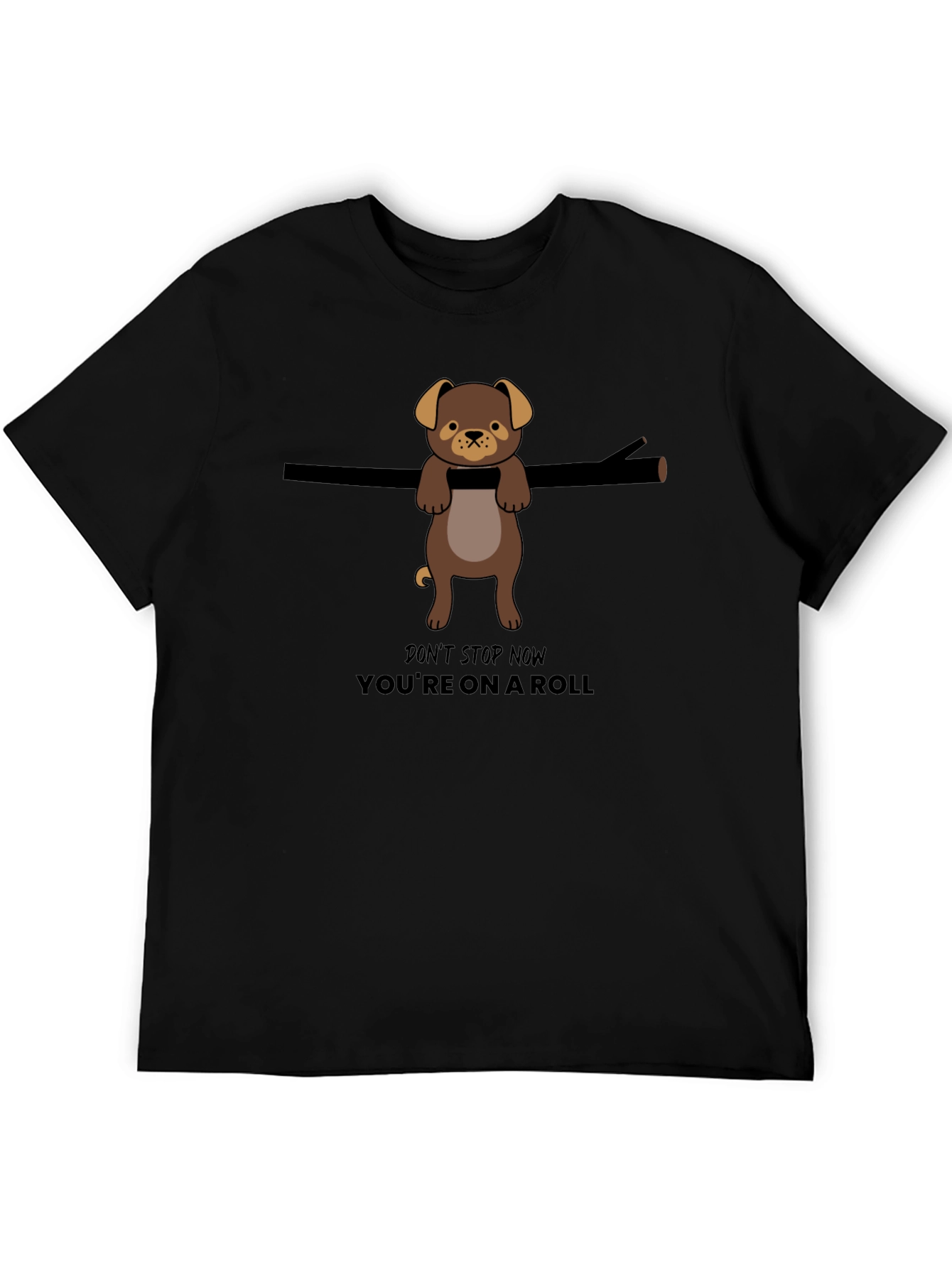 Cute Dog Roll Graphic Tee
