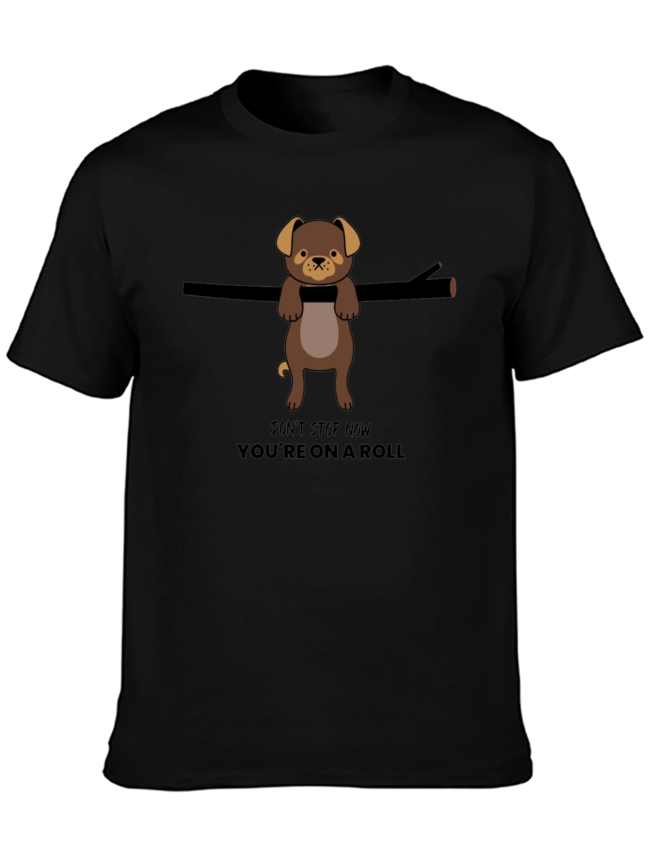 Cute Dog Roll Graphic Tee