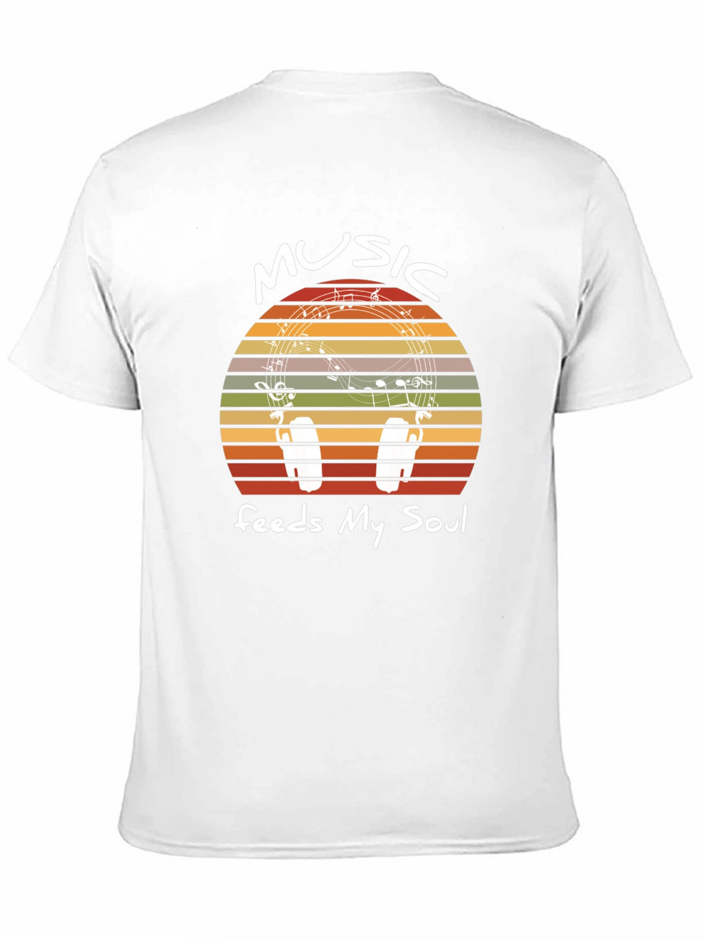 Music Feeds My Soul Graphic T-Shirt