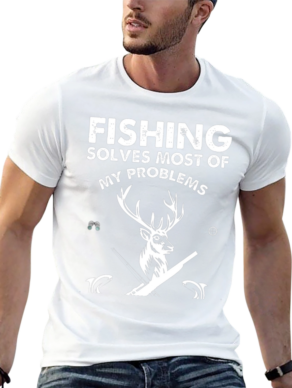 Fishing Solves Most Problems T-Shirt
