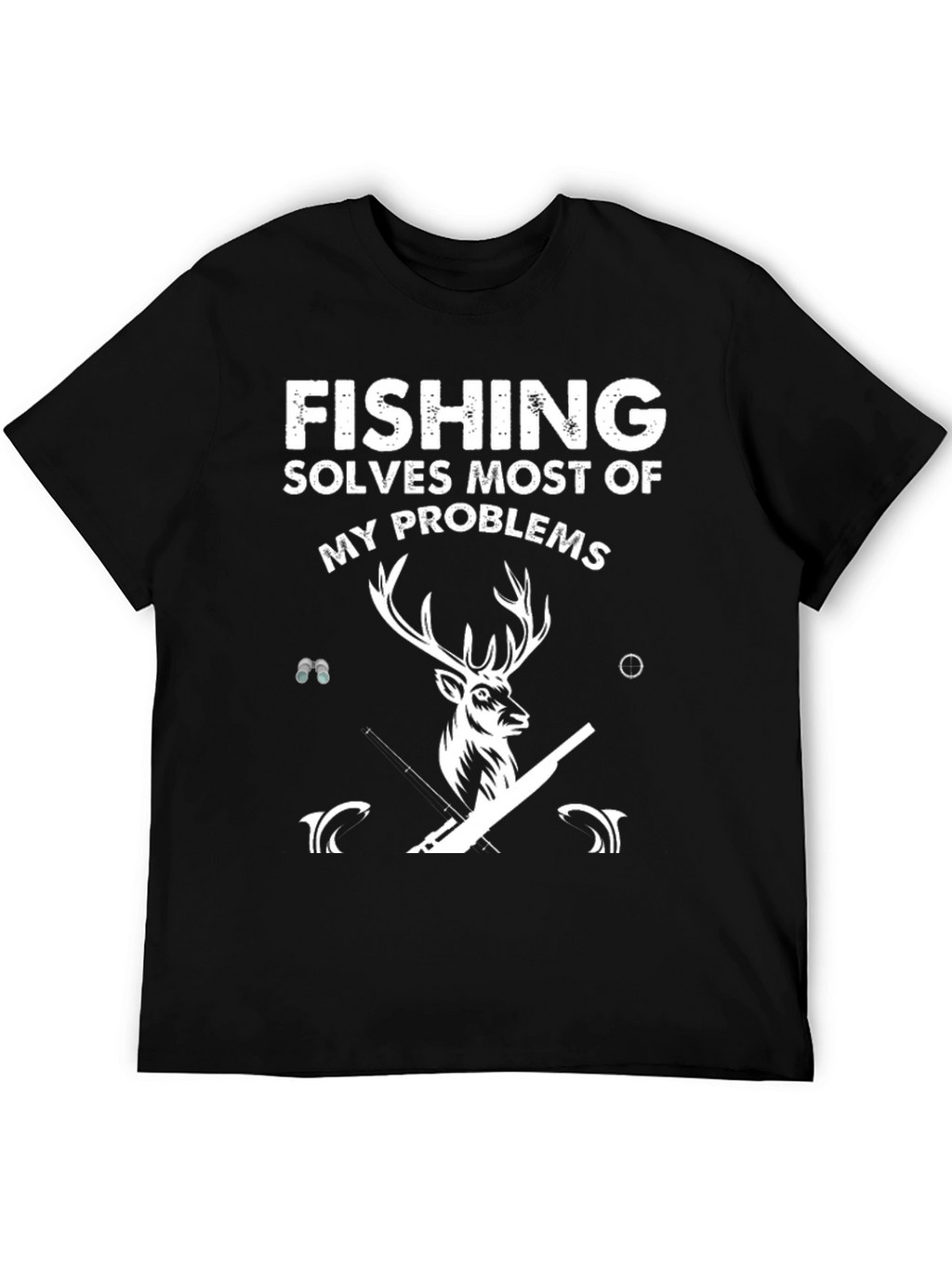 Fishing Solves Most Problems T-Shirt