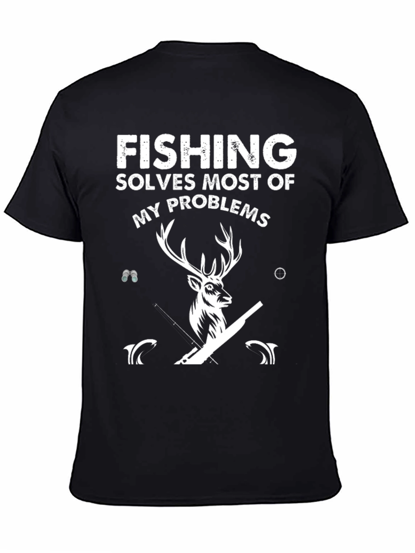 Fishing Solves Most Problems T-Shirt