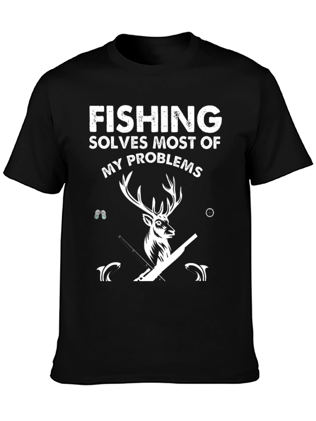 Fishing Solves Most Problems T-Shirt