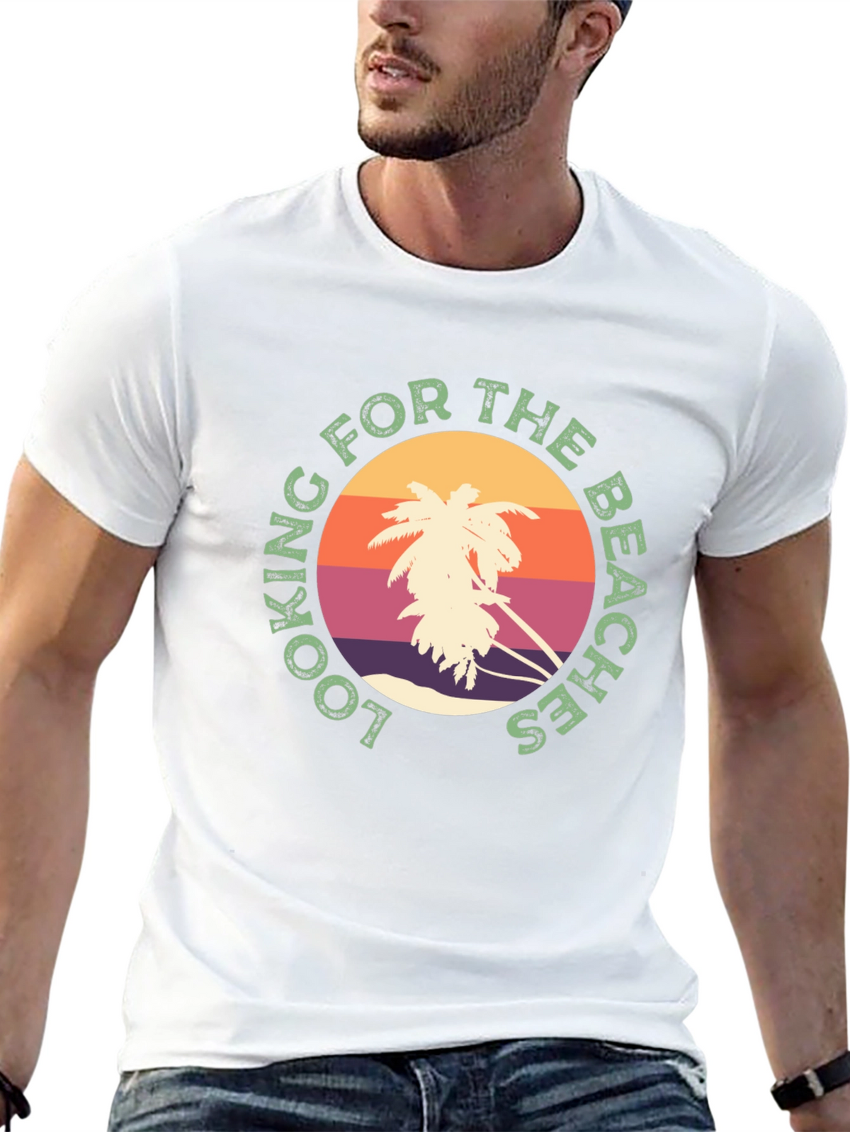 Looking for the Beaches Graphic T-Shirt