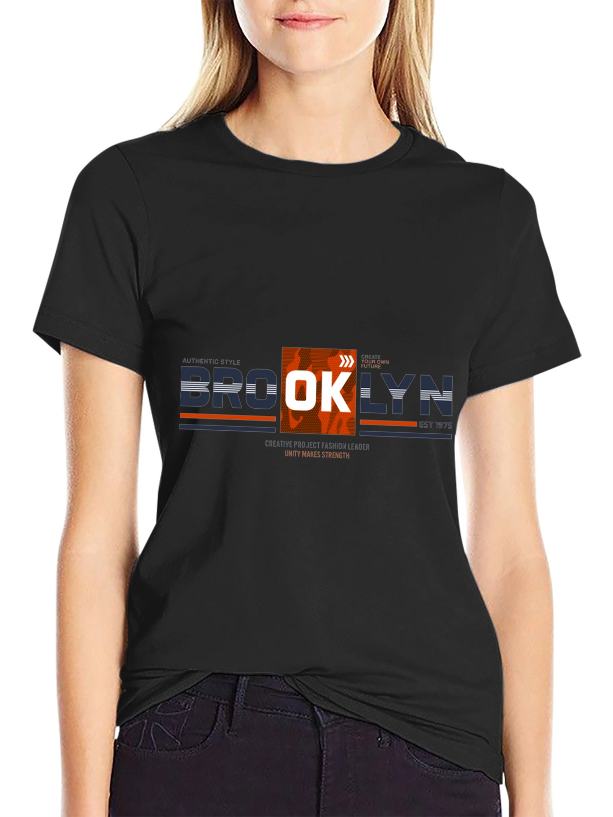 Brooklyn Graphic Print Crew Neck T-Shirt