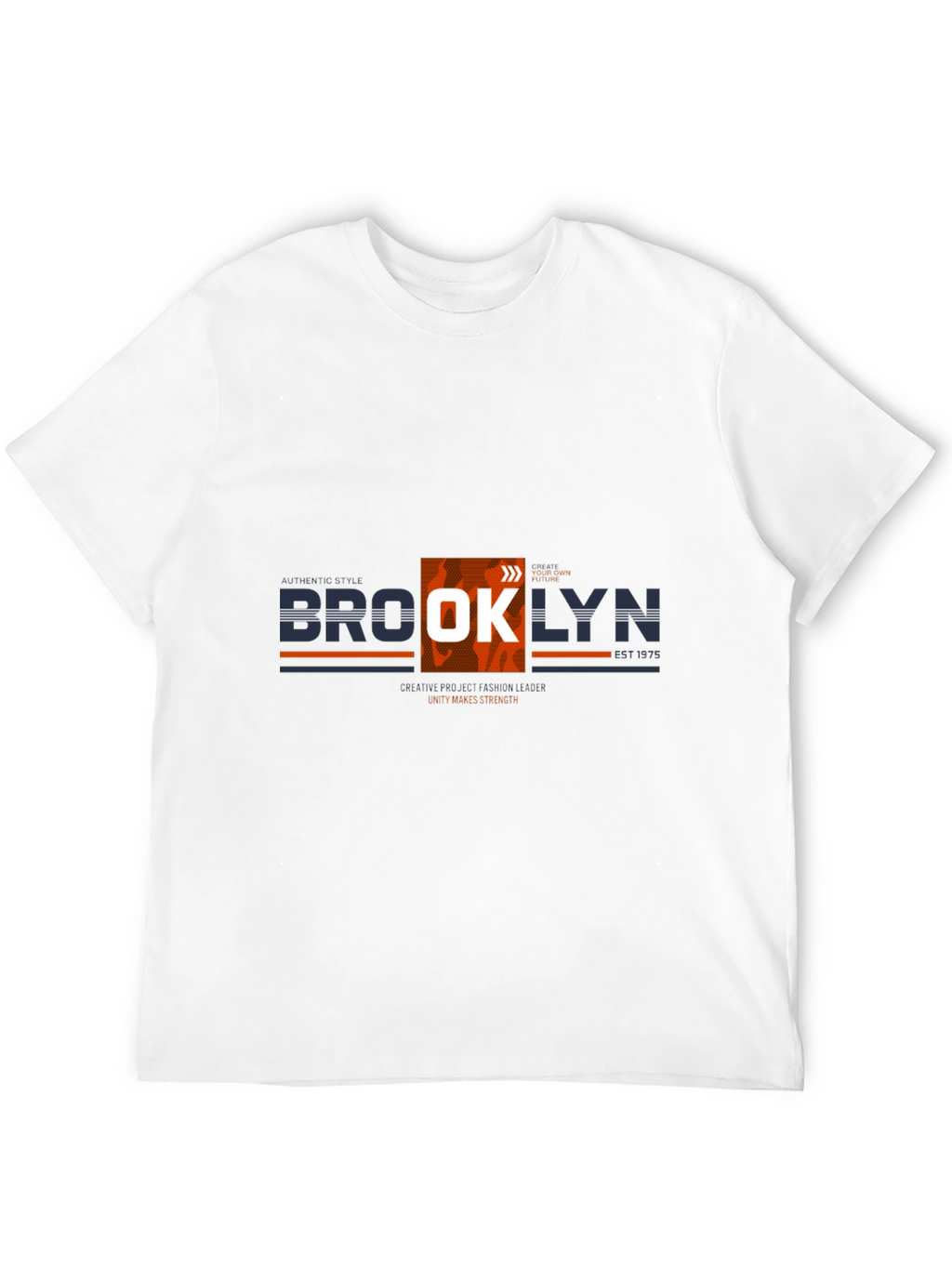 Brooklyn Graphic Print Crew Neck T-Shirt
