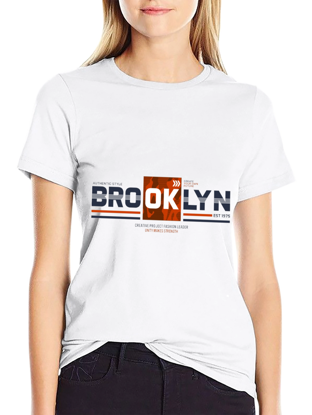 Brooklyn Graphic Print Crew Neck T-Shirt