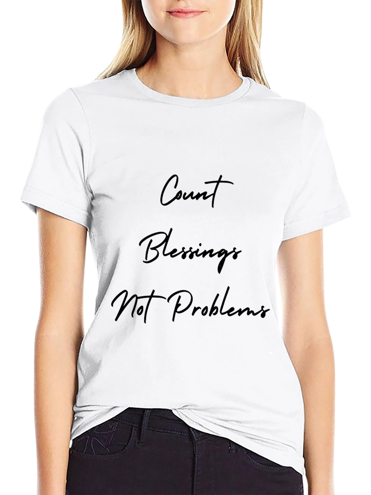 Count Blessings T-Shirt - Positive Message