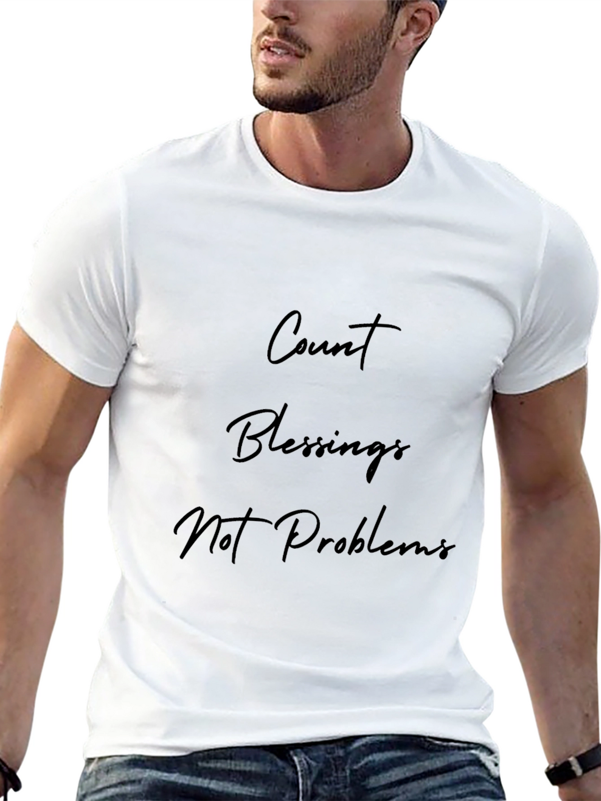 Count Blessings T-Shirt - Positive Message