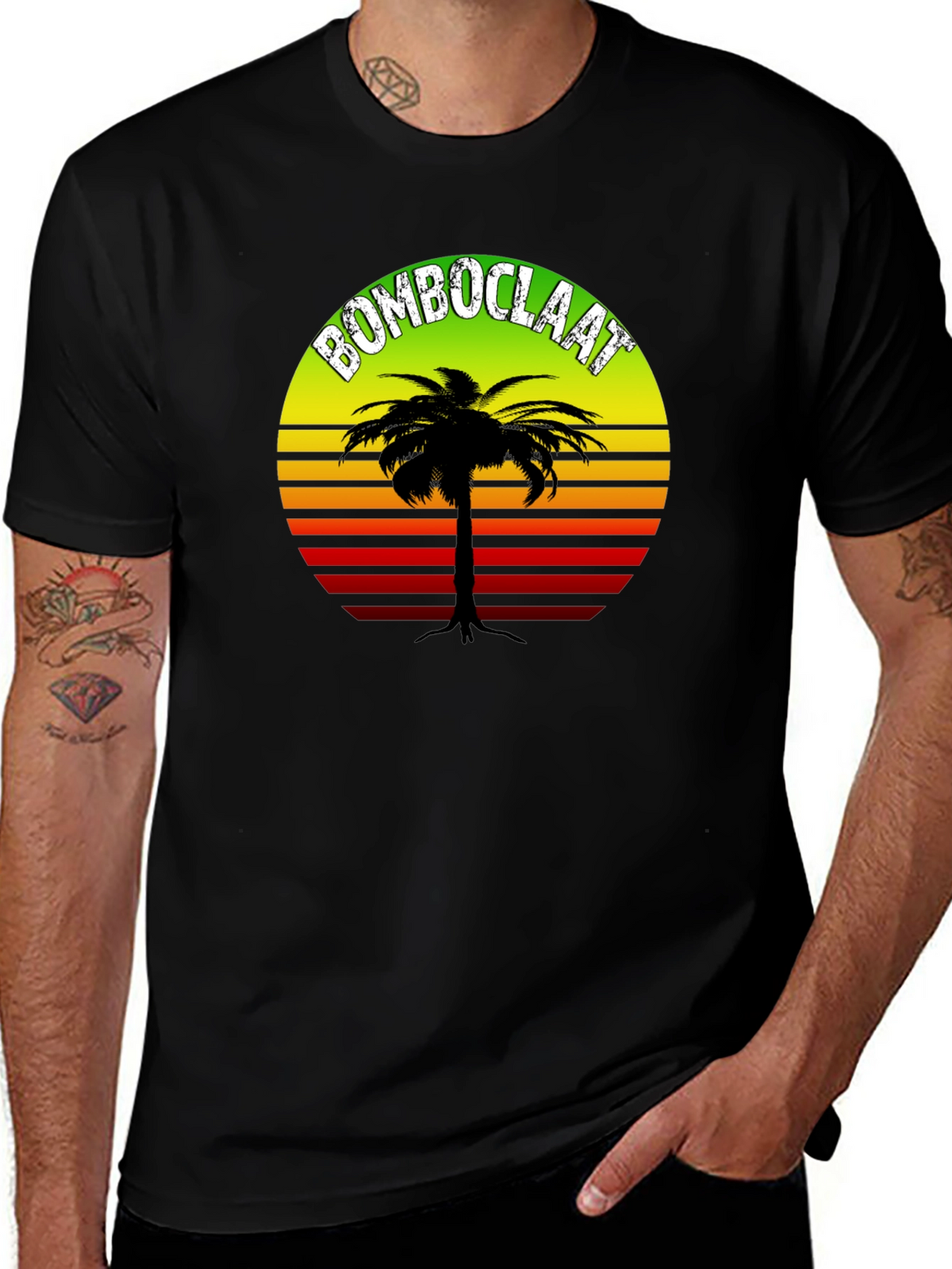 Bombo Claat Palm Tree Graphic T-Shirt