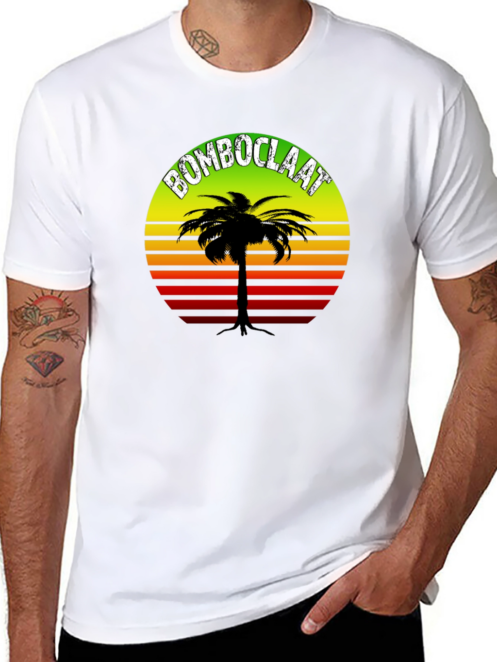 Bombo Claat Palm Tree Graphic T-Shirt