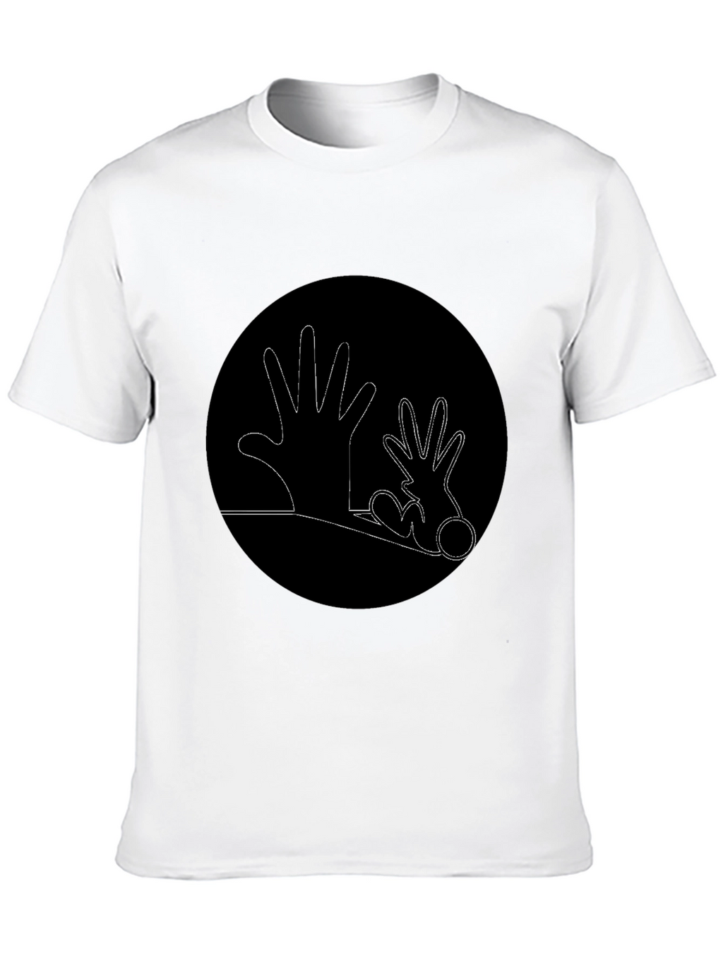 Hands Graphic Black T-Shirt