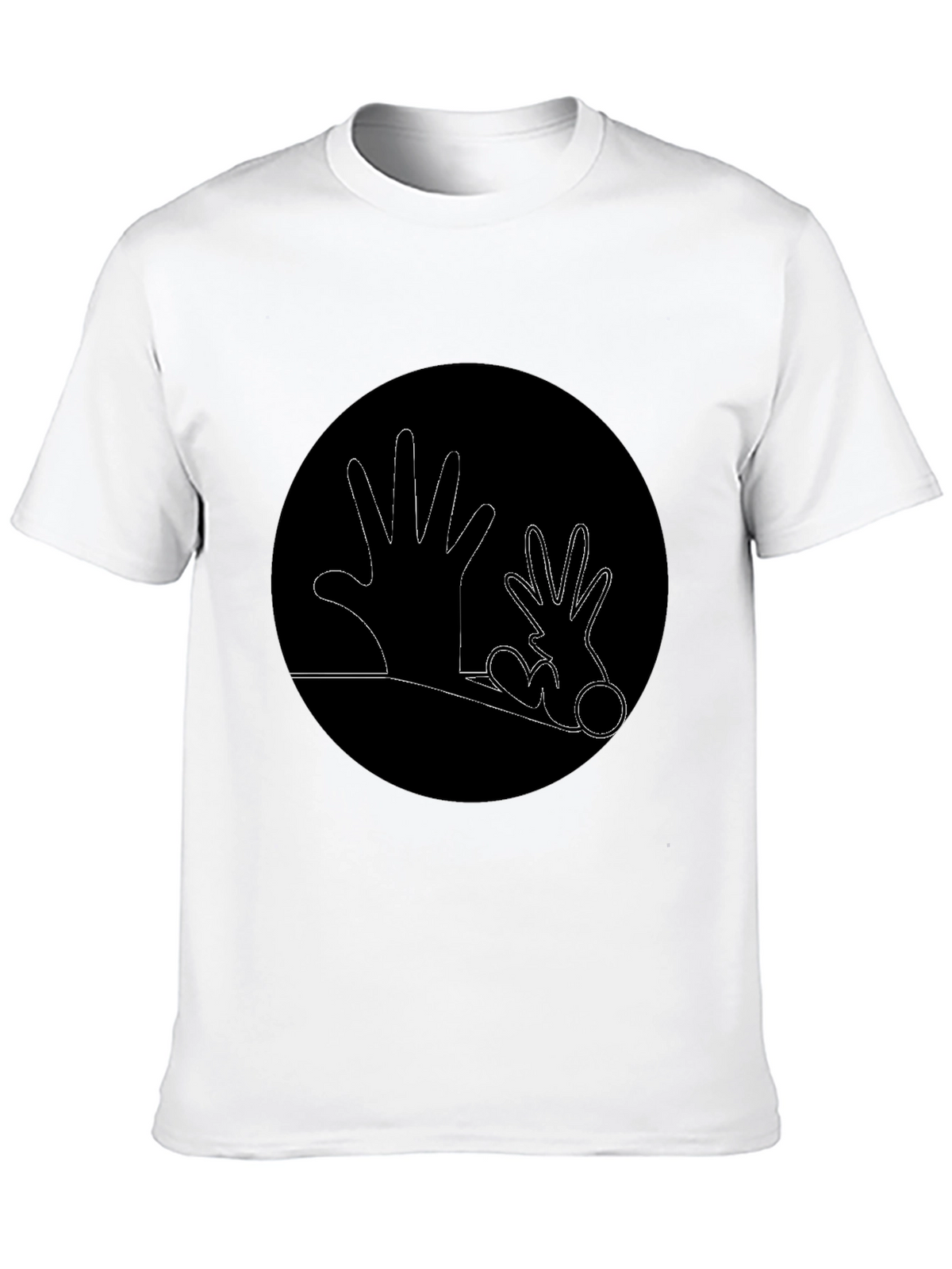 Hands Graphic Black T-Shirt