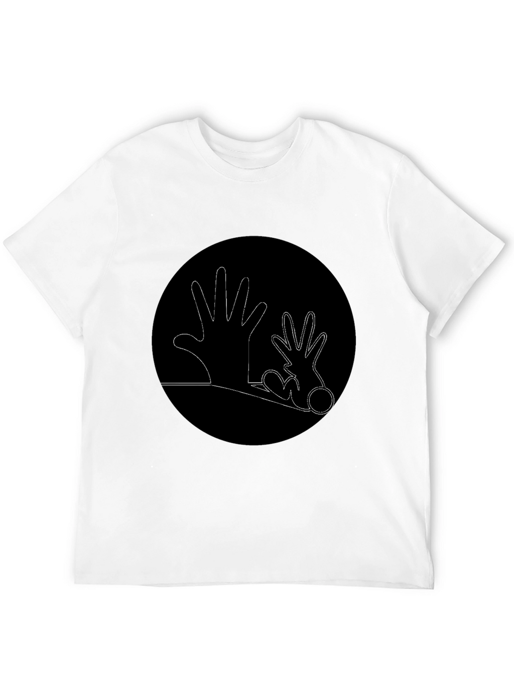 Hands Graphic Black T-Shirt