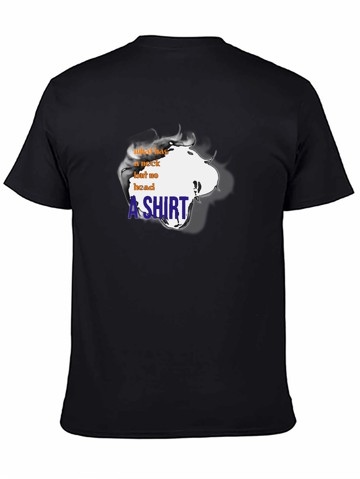 Funny T-Shirt: What has a neck but no head?