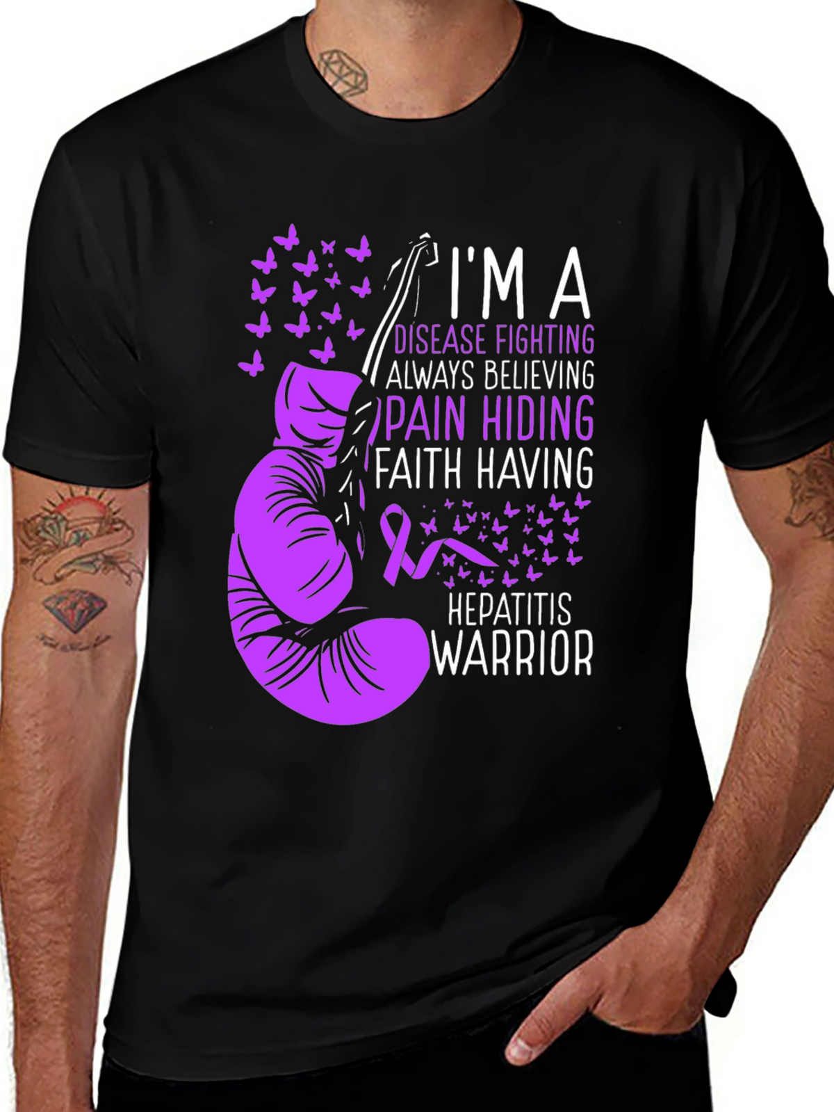 Hepatitis Warrior Awareness T-Shirt