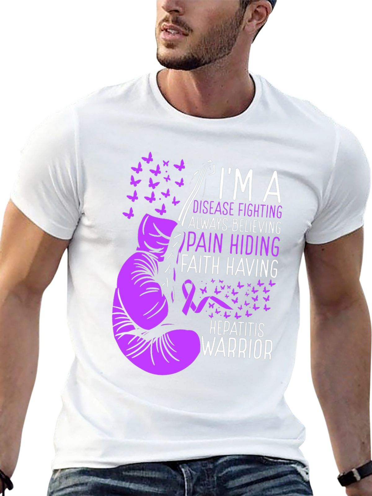 Hepatitis Warrior Awareness T-Shirt