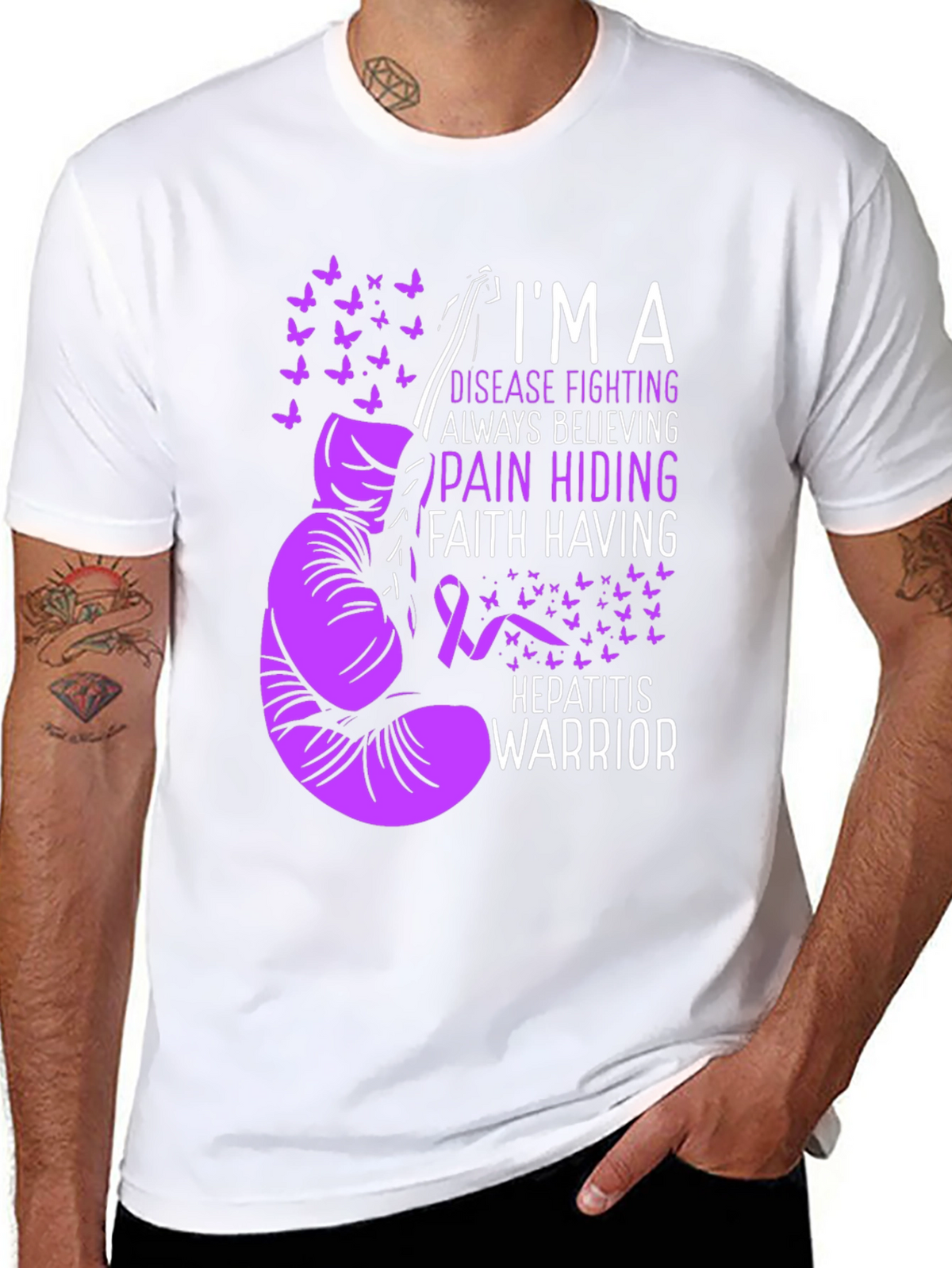 Hepatitis Warrior Awareness T-Shirt