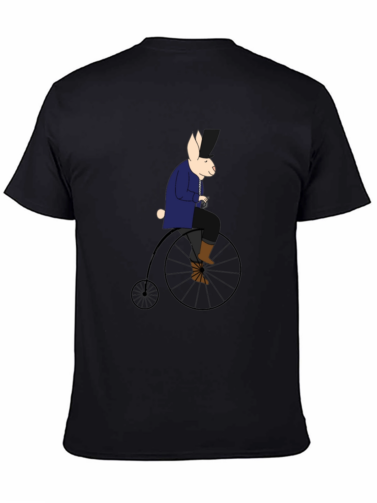 Rabbit on Penny Farthing T-Shirt