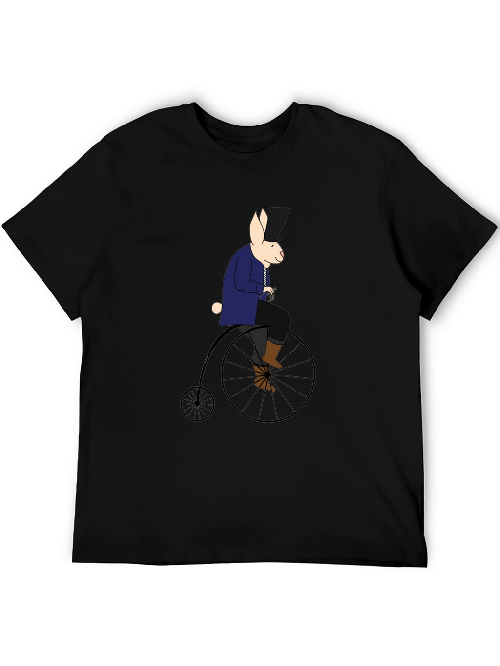 Rabbit on Penny Farthing T-Shirt