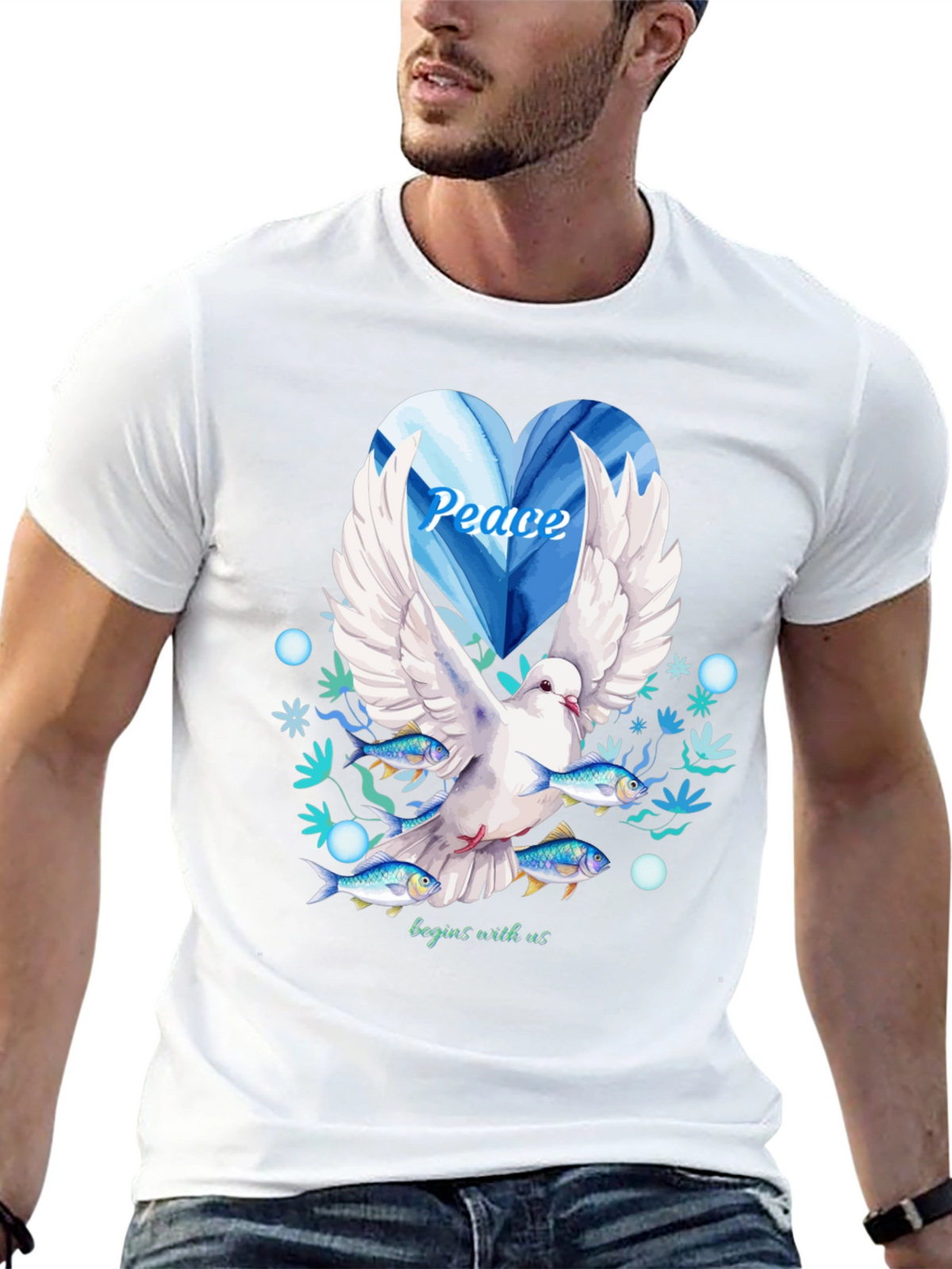 Peace Dove Graphic Tee - Begins With Us